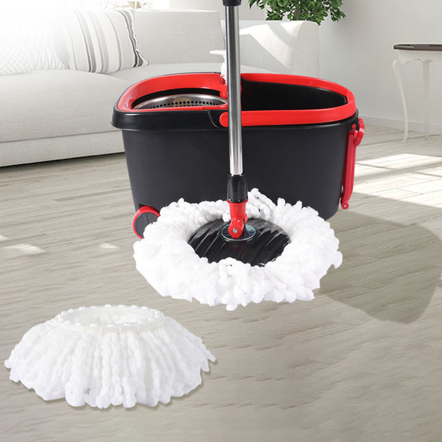 Cleanflo Spin Mop Bucket Set 360? Degree Black-1973193868618895366