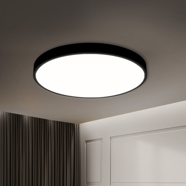 EMITTO 3-Colour Ultra-Thin 5CM LED Ceiling 60W Black-1973193950646898694