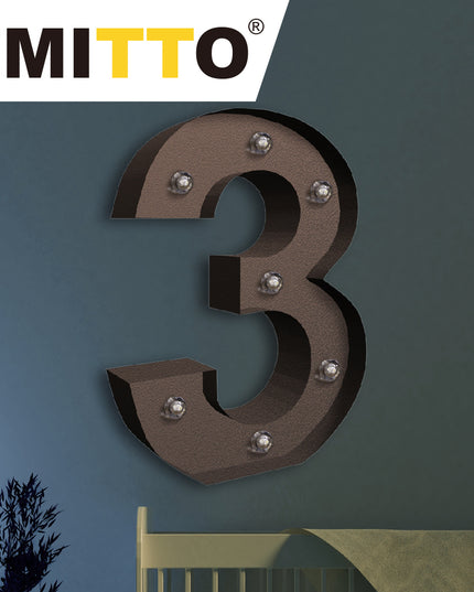 LED Metal Number Lights Free Standing-1973194202028314630