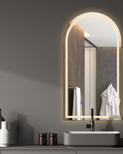 EMITTO LED Wall Mirror Arch Anti-fog 50*90cm 50x90-1973193814797586438