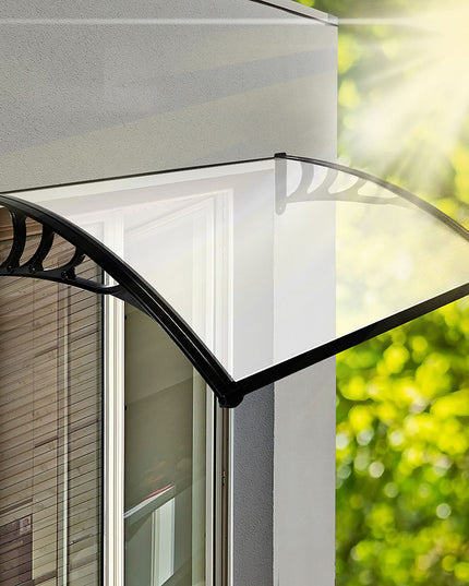 Mountview Window Door Awning Outdoor 1M X 1.2M Transparent 1x1.2M-1975420432177827846