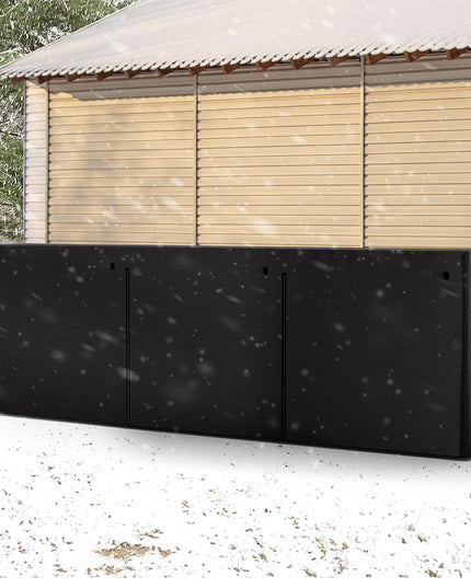 Moyasu Outdoor Firewood Rack Storage with Cover-1975420342855929862