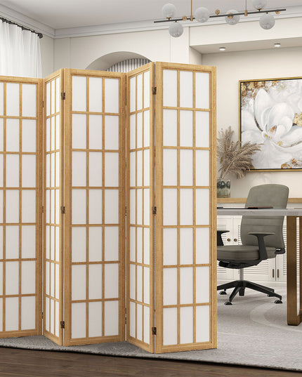 Levede 6 Panel Room Divider 170cm Freestanding Screen-1973193605787029510
