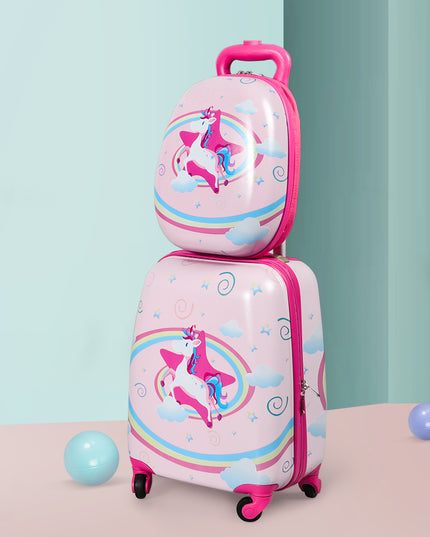 BoPeep 16''13'' 2PCS Kids Luggage Set Unicorn-1975420473697243142