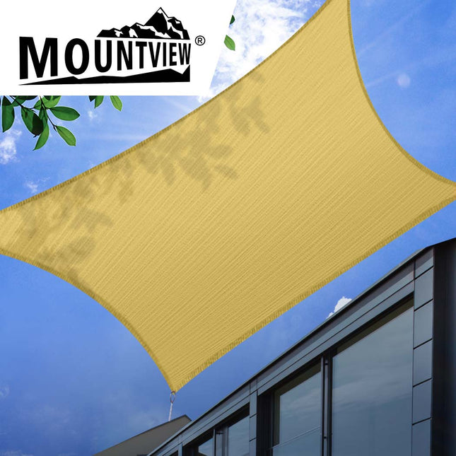 Mountview Sun Shade Sail Cloth Canopy Sand 180-1973193754177310726