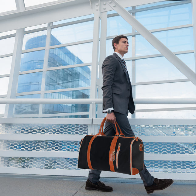 Slimbridge Garment Bags 2 in 1 Hanging Suit Bag Black-1973193511423578118