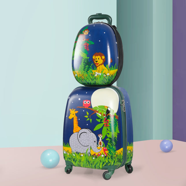 BoPeep 16''13'' 2PCS Kids Luggage Set Jungle-1975420473336532998