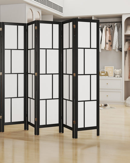 Levede 6 Panel Room Divider 170cm Freestanding Screen-1973194196961595398