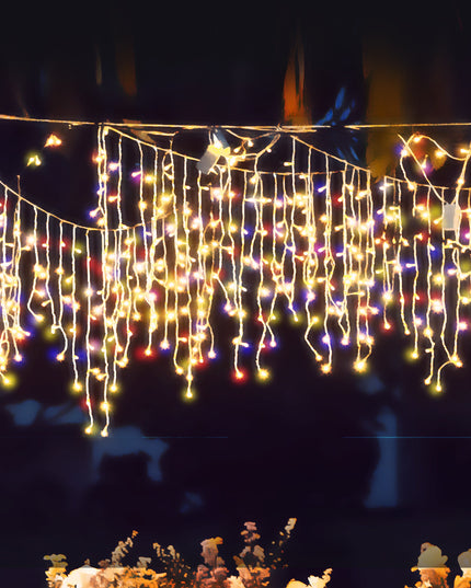 Curtain Fairy String Lights Wedding Multi Colour 500 LED-1973194199398486022