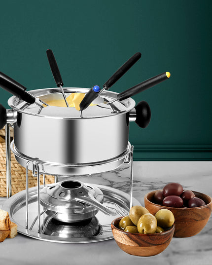 Toque Classic Fondue Set 12pcs Stainless-1973193928341590022