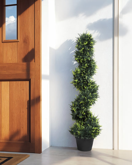 Lambu Artificial Spiral Cedar Tree-1975420332865097734