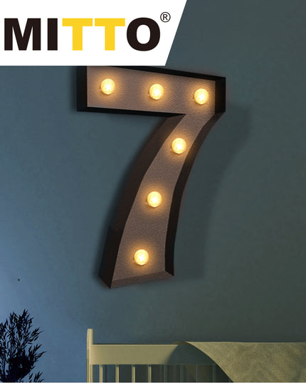 LED Metal Number Lights Free Standing-1973194202217058310