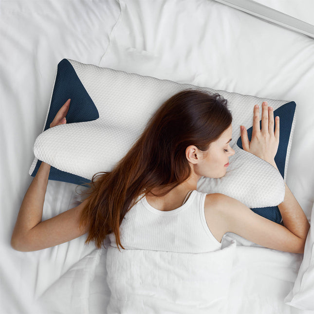 Dreamz Memory Foam Cervical Pillow Pain Relief-1973193536987860998