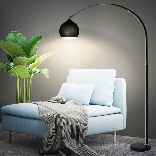 EMITTO Modern LED Floor Lamp Stand Reading Black-1973193948558135302
