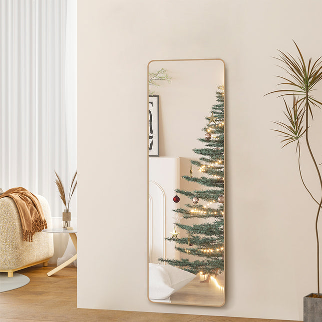 Yezi 120cm Wall Mounted Full Length Mirror Door Hanging-1973193505610272774