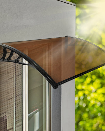 Mountview Window Door Awning Outdoor 1M X 1.5M Brown 1x1.5M-1973193987636465670