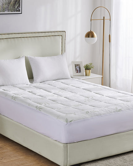 Dreamz Bamboo Pillowtop Mattress Topper Queen-1973193980569063430