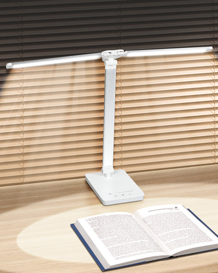 Emitto Double Head Desk Lamp LED Light Eye Caring USB-1973193534244786182