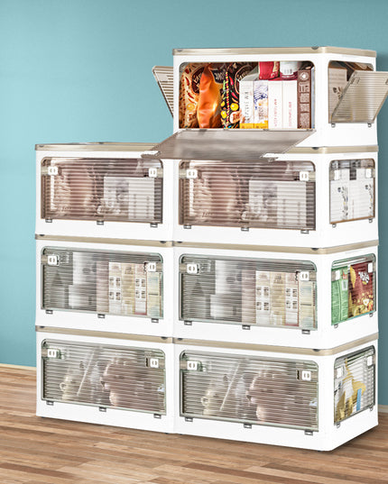 Storage Box Plastic Stackable Container L Large-1973193711491878918