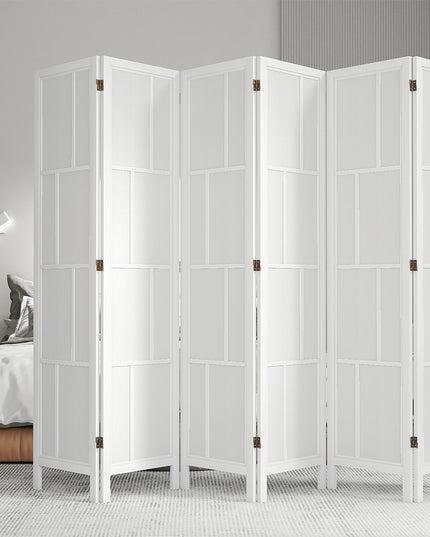 Levede 6 Panel Room Divider 170cm Freestanding Screen-1973194197406191622