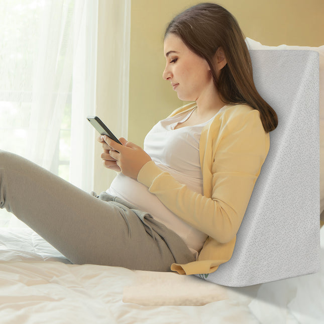 DreamZ Bedding Wedge Pillow Memory Foam White 30-1973193852407910406