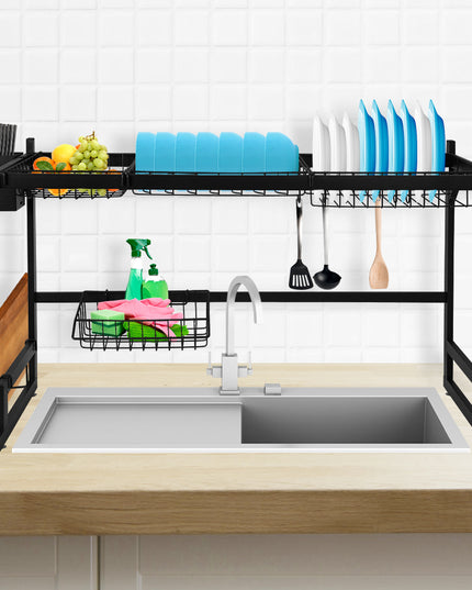 TOQUE Dish Drying Rack Over Sink Steel 85 CM-1973193927708250118