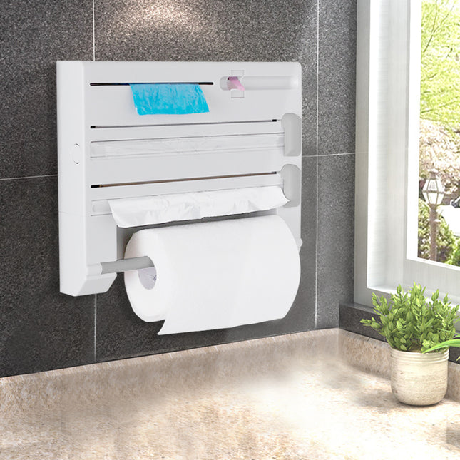 6in1 Wall Mounted Kitchen Rack Towel-1973193870464389126