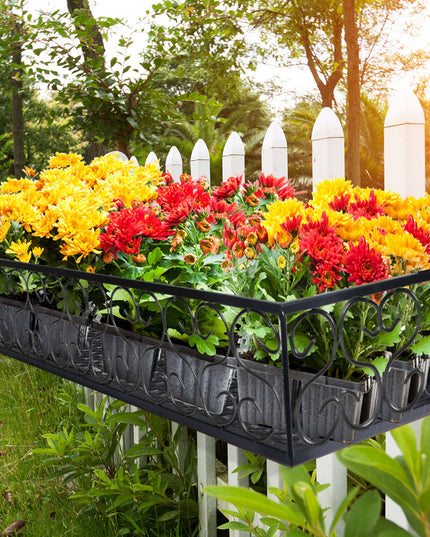 Levede Plant Stand Outdoor Indoor Home Black Rectangle-1975420370764828679