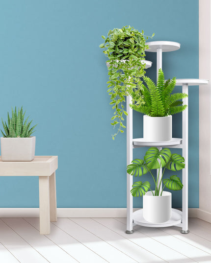 Levede Plant Stand Outdoor Indoor Flower White Medium-1973193774179946502