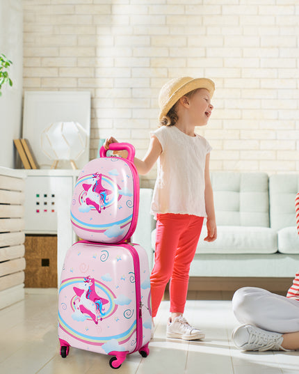 BoPeep 16''13'' 2PCS Kids Luggage Set Unicorn-1975420473697243143