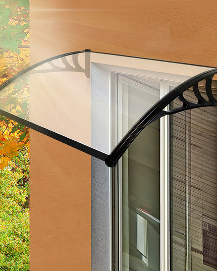 Mountview Window Door Awning Outdoor 1M X 1.2M Transparent 1x1.2M-1975420432177827847