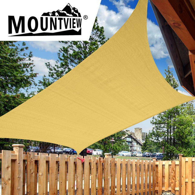 Mountview Sun Shade Sail Cloth Canopy Sand 180-1973193754177310727