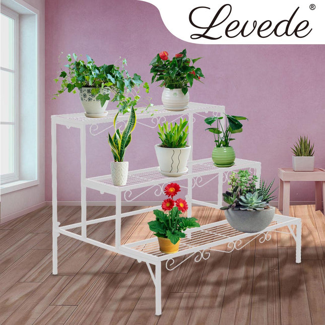 Levede Plant Stands Outdoor Indoor Metal-1973193770203746311