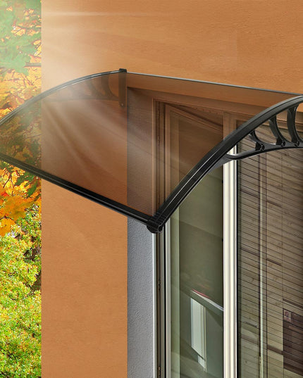 Mountview Window Door Awning Outdoor 1M X 1.2M Brown 1x1.2M-1975420432408514567