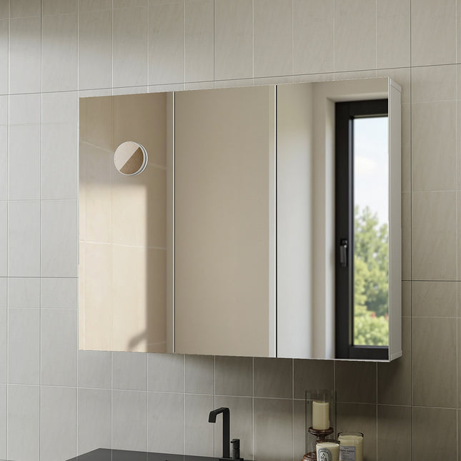Levede Bathroom Mirror Cabinet 90CM-1975420348539211783