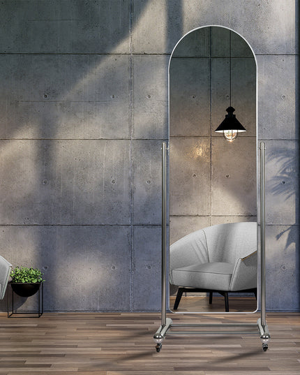 Yezi 165CM Movable Arch Full Length Mirror-1975420320550621191