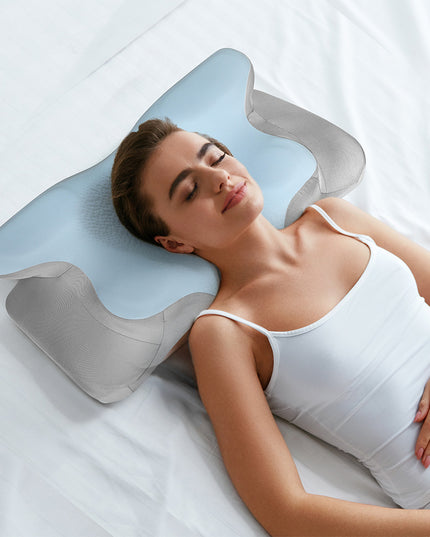 Dreamz Contour Memory Foam Pillow for Pain Relief-1973193535737958407