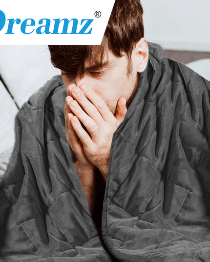 DreamZ 9KG Adults Size Anti Anxiety Grey Double-1973194037661929479