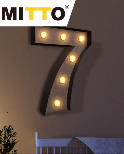 LED Metal Number Lights Free Standing-1973194202217058311