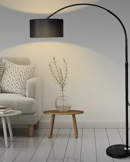 EMITTO Modern LED Floor Lamp Reading Black-1973193952978931719