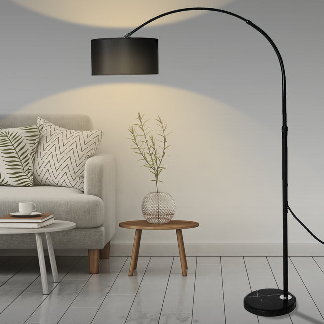 EMITTO Modern LED Floor Lamp Reading Black-1973193952978931719