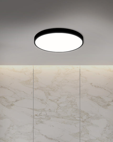 EMITTO 3-Colour Ultra-Thin 5CM LED Ceiling 36W Black-1973193950449766407