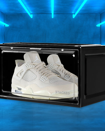 Stacked Shoe Box Acrylic Sneaker Display 1PC Black-1975420405862764551
