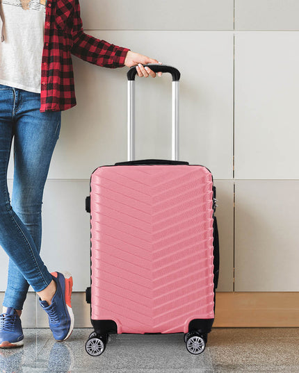 Slimbridge 20" Carry On Travel Luggage Rose 20 inch-1973193935891337223