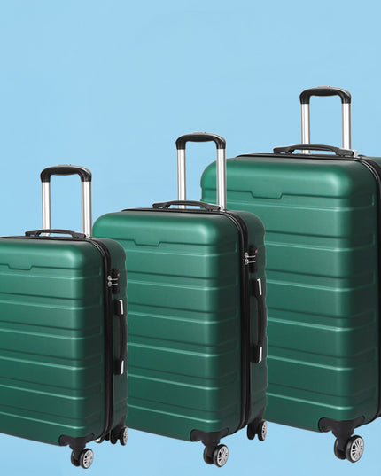 Slimbridge 3PC Luggage sets Suitcase Green-1973193942669332487