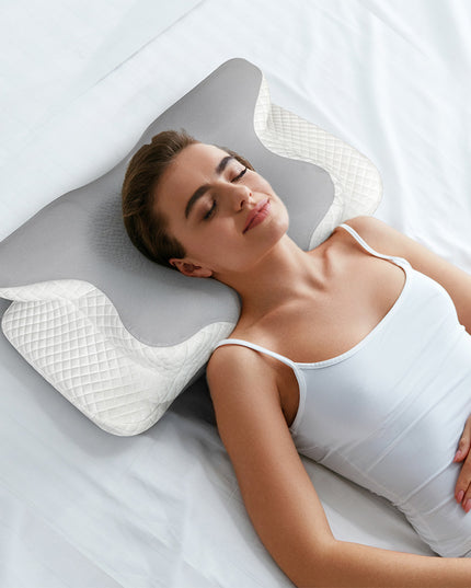 Dreamz Memory Foam Pillow Shoulder Neck Support-1973193535964450823