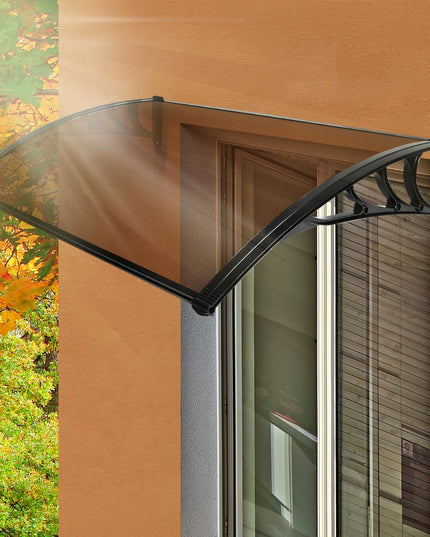 Mountview Window Door Awning Outdoor 1M X 1.5M Brown 1x1.5M-1973193987636465671