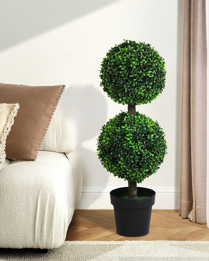 Lambu Artificial Double Ball Boxwood Trees-1973193501952839687