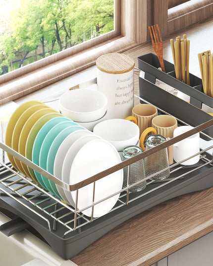 Toque Dish Drying Rack Plate Drainer Cup Holder-1973193546118860807