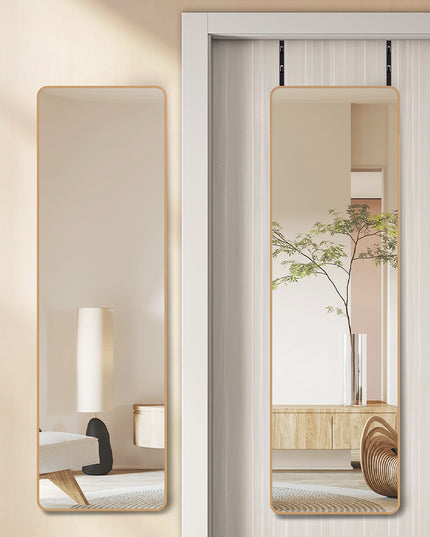 Yezi 120cm Wall Mounted Full Length Mirror Door Hanging-1973193505610272775